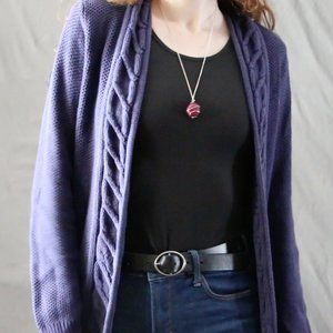Navy Blue Cardigan